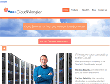 Tablet Screenshot of cloudwrangler.net